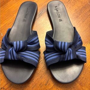 Rothy's Women's Blue Slide Sandals worn once great condition